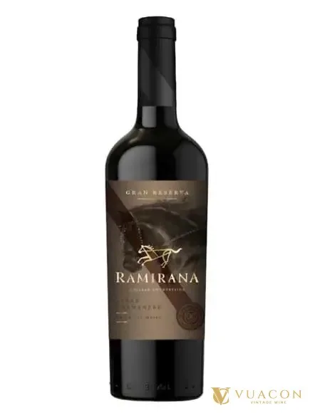 Ramirana Syrah Carmenere Gran Reserva – Maipo, Chile, 750ml – chai và nhãn