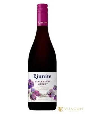 Riunite Blackberry Merlot – vang trái cây, Ý, 750ml