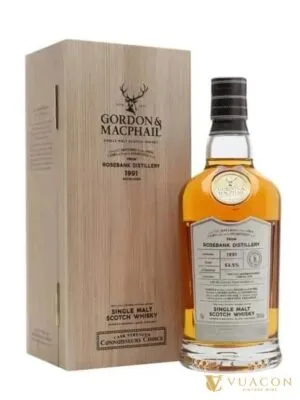 Rosebank 1991 – 31 năm Gordon & MacPhail – cask Strength, Lowland, Scotland, 700ml