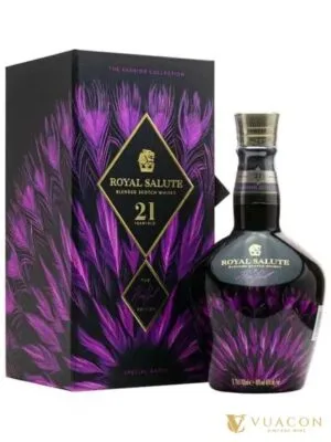 Royal Salute 21 năm – Harris Reed Fuchsia – blended Scotch, Scotland, 700ml