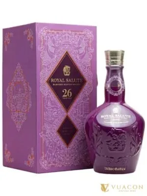 Royal Salute 26 năm – Amarone Wine Cask Finish – blended Scotch, Scotland, 700ml