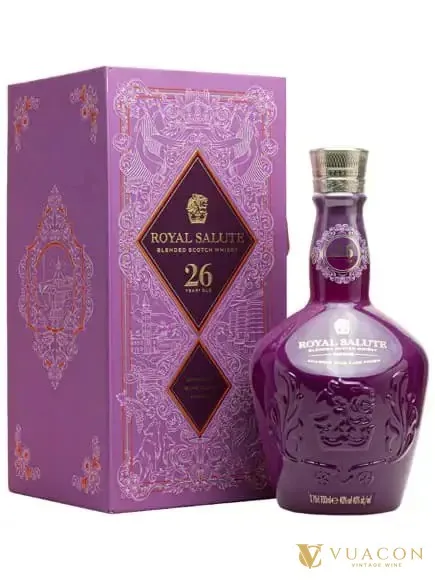 Royal Salute 26 năm – Amarone Wine Cask Finish – blended Scotch, Scotland, 700ml
