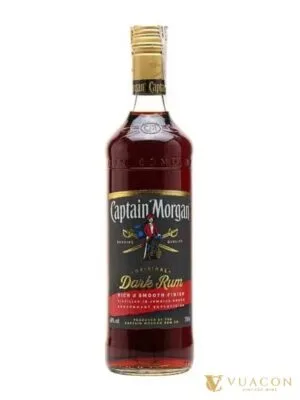 Rum Captain Morgan Black – dark Rum, 750ml