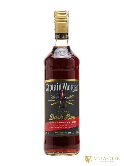 Rum Captain Morgan Black – dark Rum, 750ml