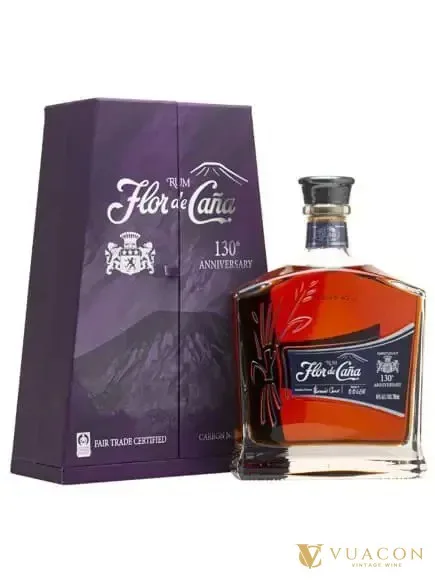 Rum Flor de Cana 130th Anniversary – 20 năm – Nicaragua, 700ml