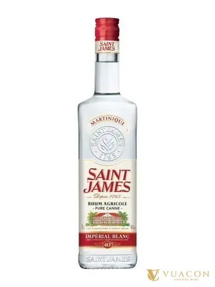 Rum Saint James Imperial Blanc – Pháp, 700ml