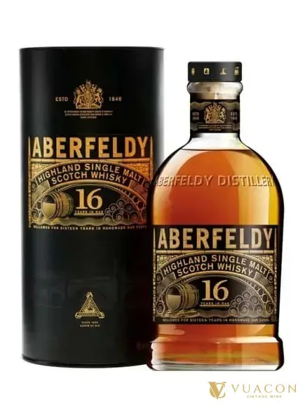 Rượu Aberfeldy 16 năm – single Malt Scotch, Highland, Scotland, 700ml