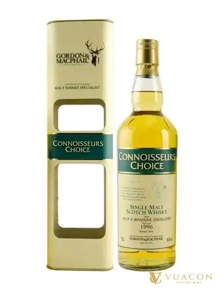 Rượu Allt A Bhainne 1996 – single Malt Scotch, Speyside, Scotland, 700ml