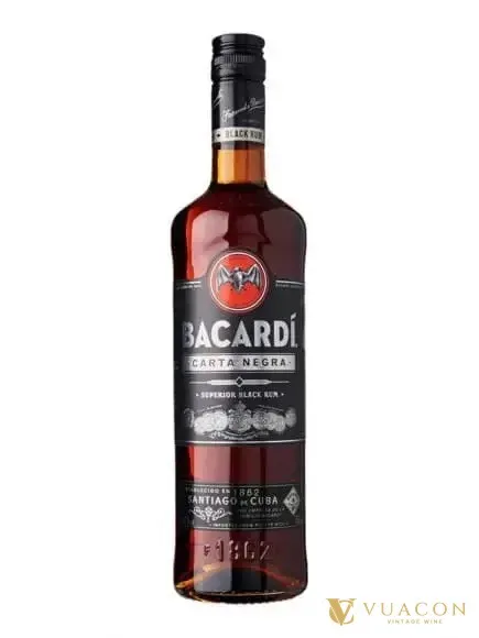 Rượu Bacardi Carta Negra Black – dark Rum, Puerto Rico, 700ml