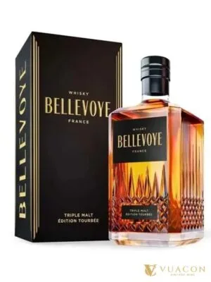 Rượu Bellevoye Black – whisky khói, Pháp, 700ml
