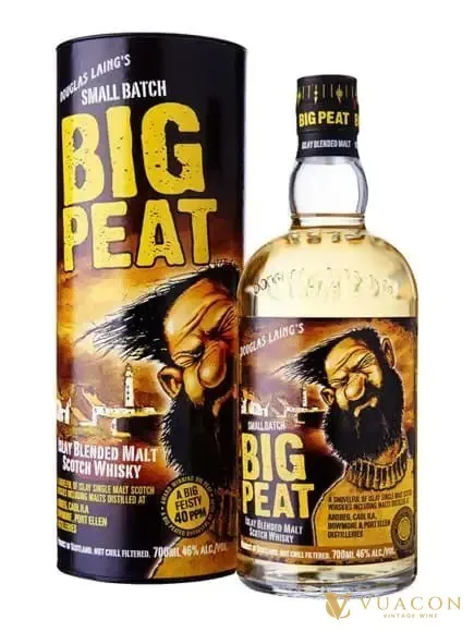 Rượu Big Peat – whisky khói, Islay, Scotland, 700ml
