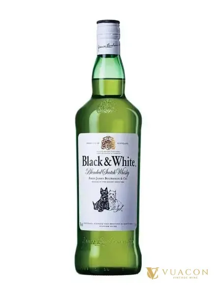 Rượu Black & White – blended Scotch, Scotland, 750ml