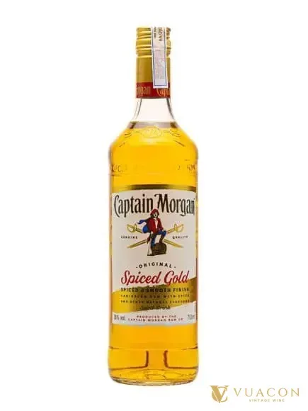 Rượu Captain Morgan Spiced Gold – rum, 750ml