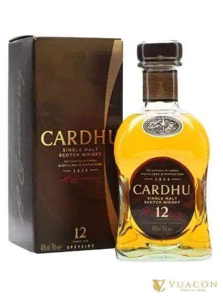 Rượu Cardhu 12 năm – single Malt Scotch, Speyside, Scotland, 700ml