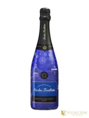 Rượu Champagne Nicolas Feuillatte Reserve Brut – Blue – Pháp, 750ml
