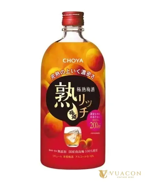 Rượu Choya Jyuku Rich Umeshu – Nhật Bản, 720ml