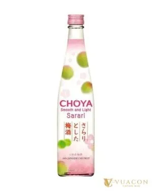 Rượu Choya Sarari Smooth and light – rượu mùi trái cây, Nhật Bản, 500ml