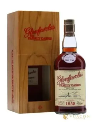 Rượu Glenfarclas 1958 – single Malt Scotch, Speyside, Scotland, 700ml