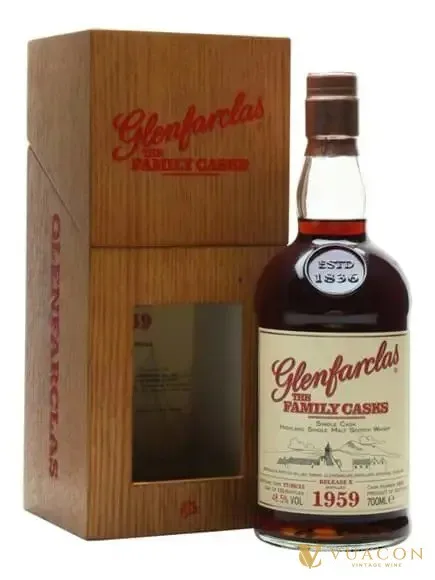 Rượu Glenfarclas 1959 – single Malt Scotch, Speyside, Scotland, 700ml