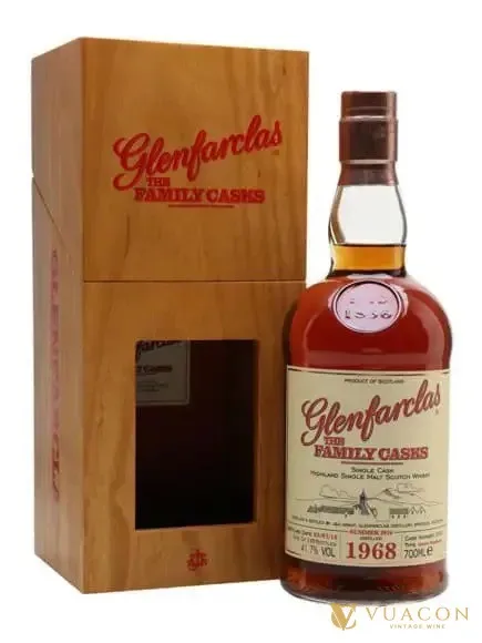 Rượu Glenfarclas 1968 – single Malt Scotch, Speyside, Scotland, 700ml