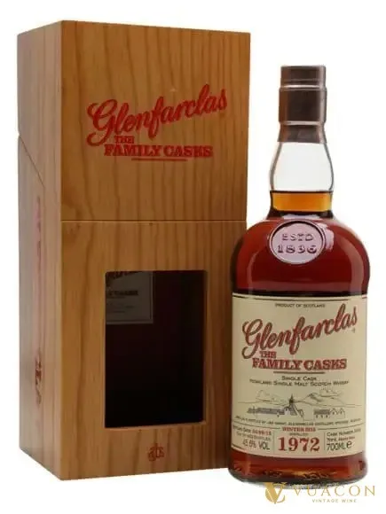 Rượu Glenfarclas 1972 – single Malt Scotch, Speyside, Scotland, 700ml