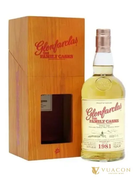 Rượu Glenfarclas 1981 – single Malt Scotch, Speyside, Scotland, 700ml