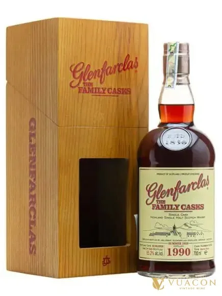 Rượu Glenfarclas 1990 – single Malt Scotch, Speyside, Scotland, 700ml