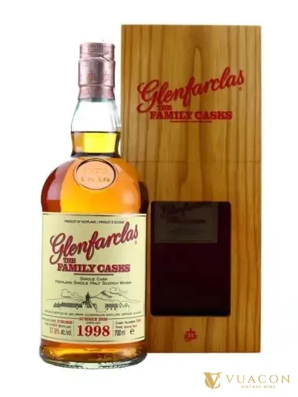 Rượu Glenfarclas 1998 – single Malt Scotch, Speyside, Scotland, 700ml
