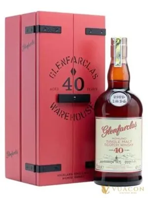 Rượu Glenfarclas 40 năm – single Malt Scotch, Speyside, Scotland, 700ml