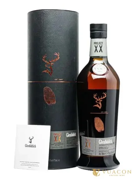 Rượu Glenfiddich XX – single Malt Scotch, Speyside, Scotland, 700ml