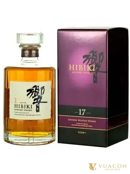 Rượu Hibiki 17 năm – blended Whisky Nhật, Nhật Bản, 700ml