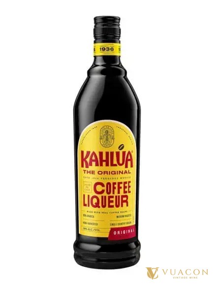 Chai rượu cà phê Kahlua dùng làm tầng dưới ly B-52