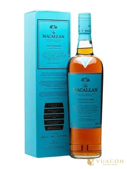 Bán rượu Macallan Edition No.6 hộp xanh bản cuối Edition Series
