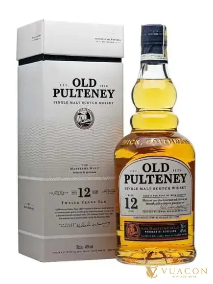 Rượu Old Pulteney 12 năm – single Malt Scotch, Highland, Scotland, 700ml