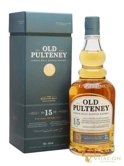 Rượu Old Pulteney 15 năm – single Malt Scotch, Highland, Scotland, 700ml