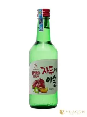 Rượu Soju Jinro Plum Giá thùng 20 chai – Hàn Quốc, 375ml