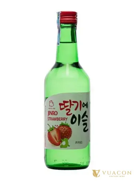 Rượu Soju Jinro Strawberry Giá thùng 20 chai – Hàn Quốc, 375ml