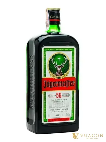 Rượu thảo mộc Jagermeister 1 lít – liqueur, Đức, 1L