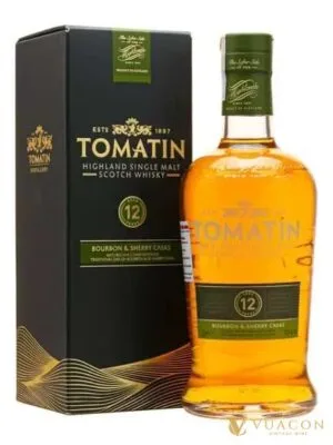 Rượu Tomatin 12 năm – single Malt Scotch, Highland, Scotland, 700ml