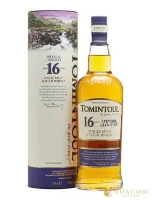 Rượu Tomintoul 16 năm – single Malt Scotch, Speyside, Scotland, 700ml