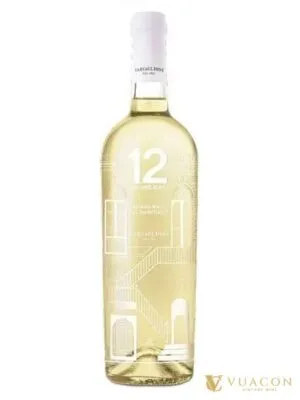 Rượu vang 12 E Mezzo Malvasia Masseria – Puglia, Ý, 750ml