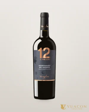 Rượu vang 12 E Mezzo Negroamaro – chai chính hãng tại Vua Cồn