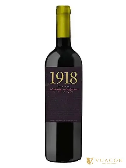 Rượu vang 1918 Classic Cabernet Sauvignon – Chile, 750ml