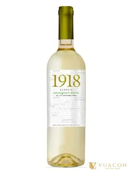 Rượu vang 1918 Classic Sauvignon Blanc – Chile, 750ml