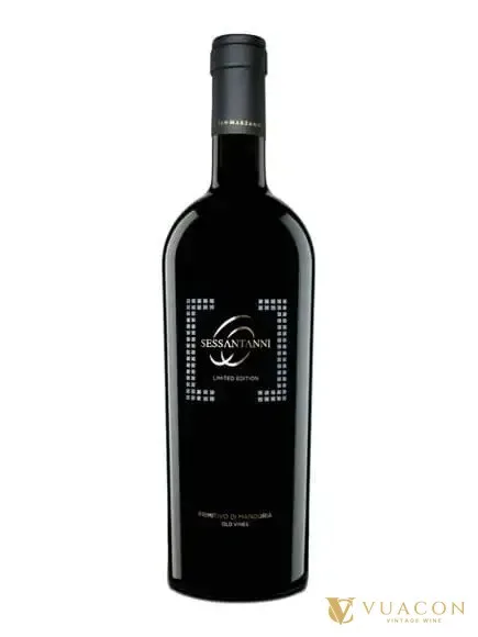 Rượu vang 60 Sessantanni Limited Edition – Puglia, Ý, 750ml