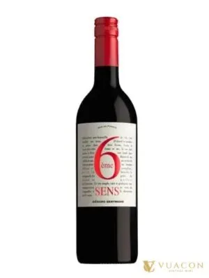Rượu vang 6eme Sens Red – Languedoc, Pháp, 750ml