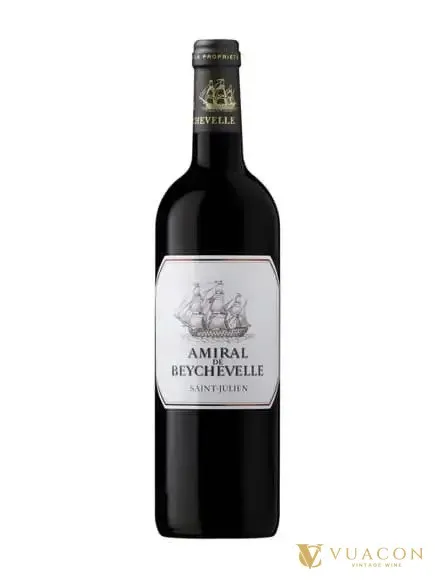 Rượu vang Amiral De Beychevelle – Bordeaux, Pháp, 750ml