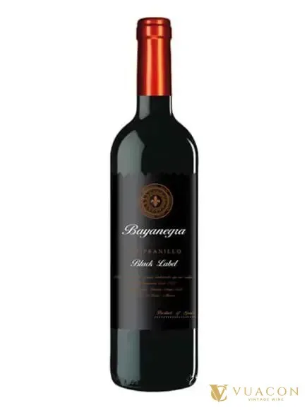 Rượu vang Bayanegra Black Label – Tây Ban Nha, 750ml