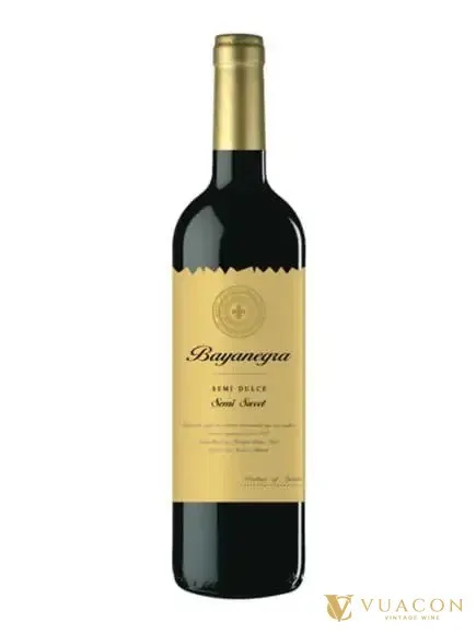 Rượu vang Bayanegra Semi Sweet Red – Tây Ban Nha, 750ml