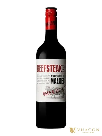 Rượu vang Beefsteak Club Beef & Liberty Malbec – Mendoza, Argentina, 750ml